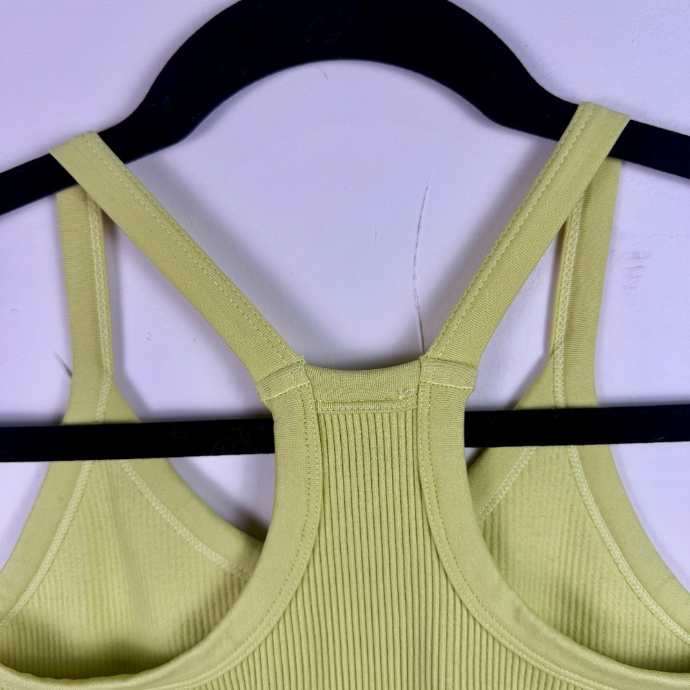 Dynamic Seamless Lime Ribbed Bodysuit | One Size - Picture 8 of 11
